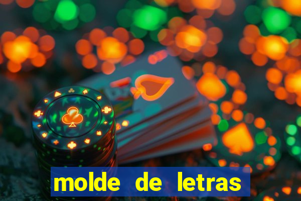 molde de letras feliz natal para imprimir